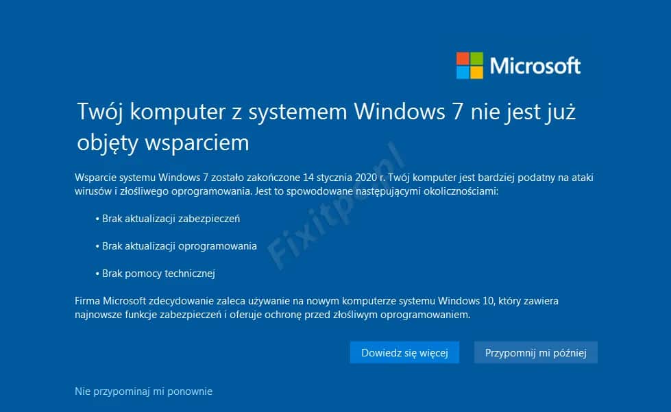 Windows 7: Koniec wsparcia! Jak bezpiecznie przejść na W10/11?