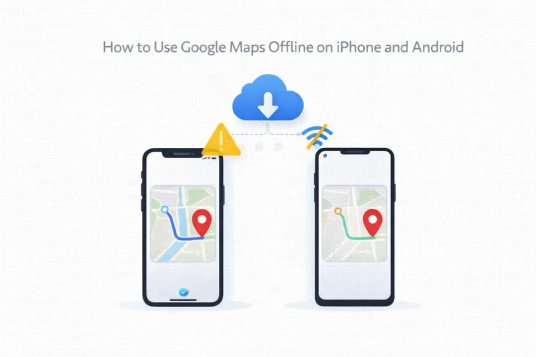 Aktualizacja Map Google: Android, iOS, offline proste kroki